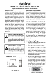Thumbnail of document Manual - SSC Sure-SetTM Split-Core Current Switch